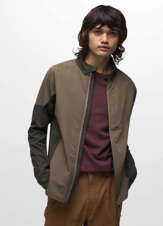 prAna Men Ice Flow Hybrid Jacket 604H807 Clothing Evergreen