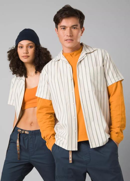 prAna Men Mantra Heritage Shirt 604H252 Clothing Canvas