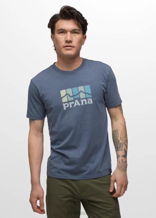prAna Men Mountain Light Short Sleeve 604H878 Clothing Denim Heather