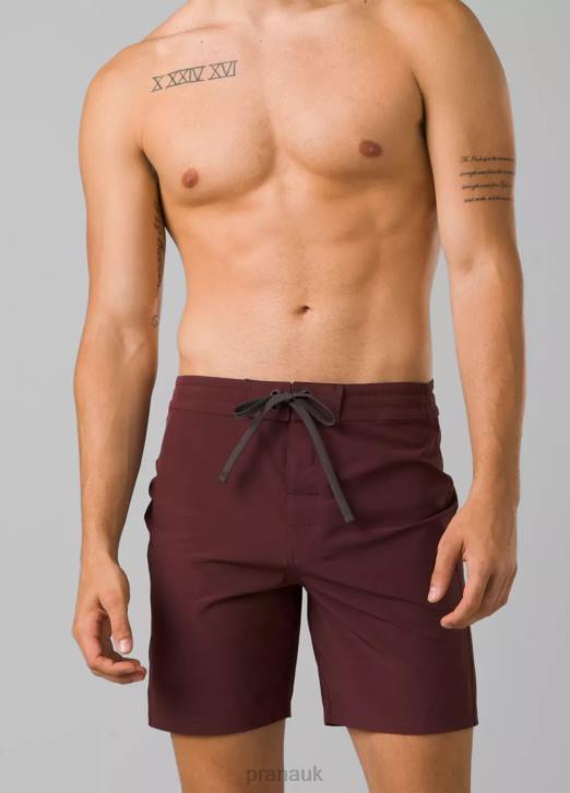 prAna Men Riveter Boardshort 604H1036 Swim Cacao