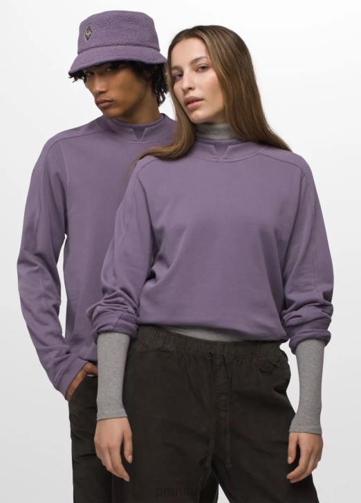 prAna Men Snakebite Sweatshirt 604H171 Clothing Amethyst