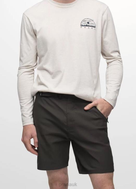 prAna Men Stretch Zion Hybrid Short II 604H896 Bottoms Dark Iron