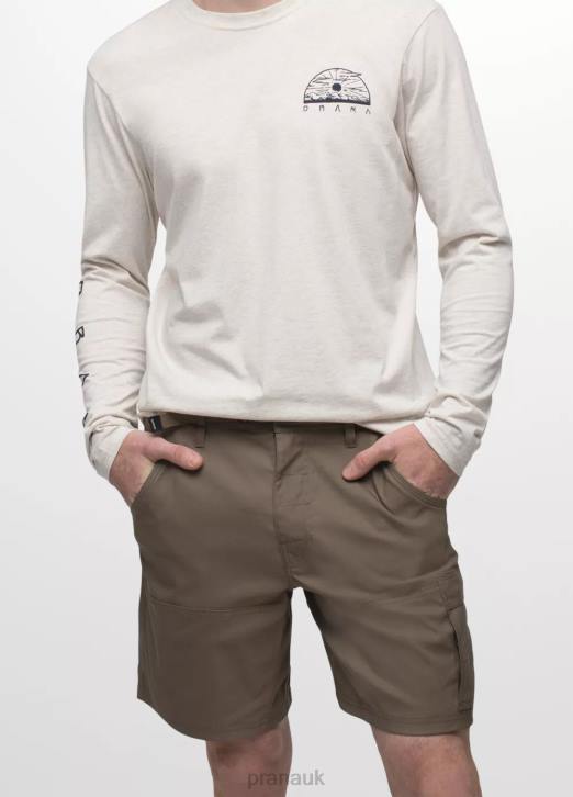 prAna Men Stretch Zion Short II 604H936 Bottoms Mud