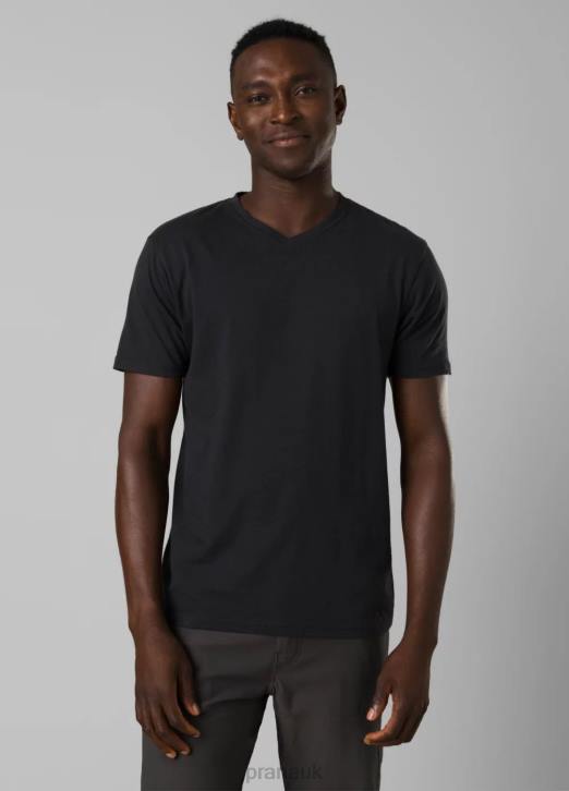 prAna Men V-Neck T-Shirt 604H875 Clothing Black