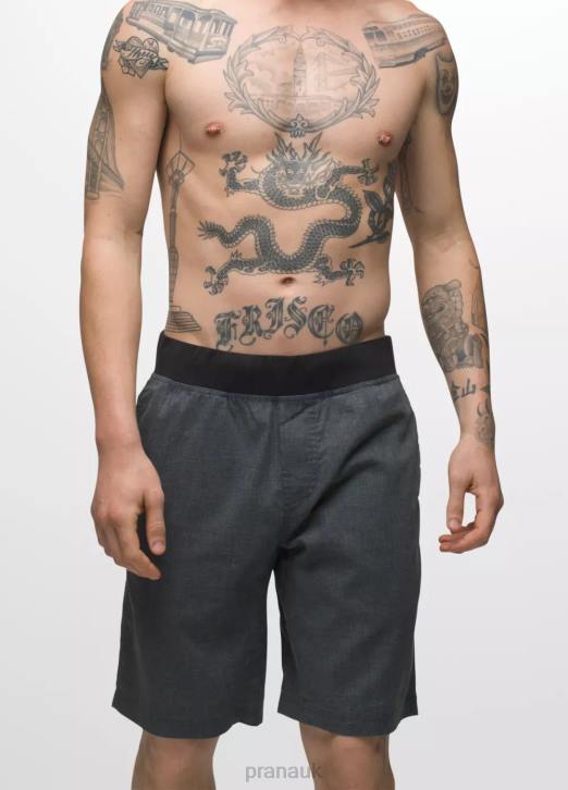 prAna Men Vaha Short 604H1021 Bottoms Grey Blue