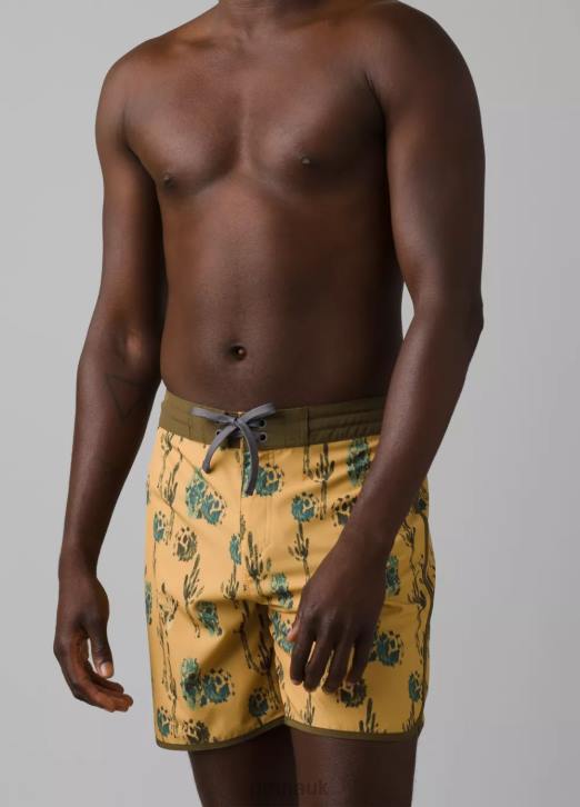prAna Men Vintage Boardshort 604H1032 Swim Morro Cactus