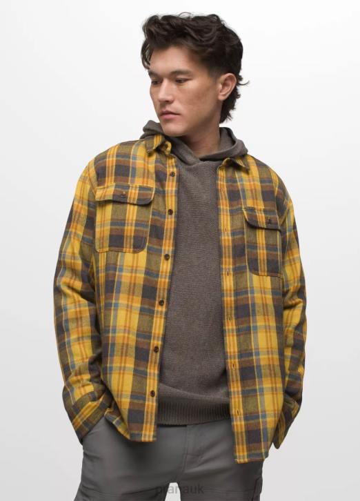 prAna Men Westbrook Flannel Shirt 604H781 Clothing Aspen