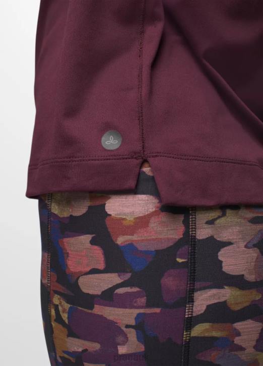 prAna Women Alpenglow Long Sleeve 604H177 Clothing Mulberry