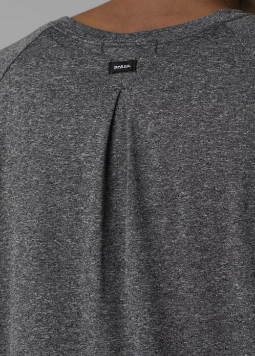 prAna Women Alpenglow Long Sleeve 604H178 Clothing Charcoal Heather