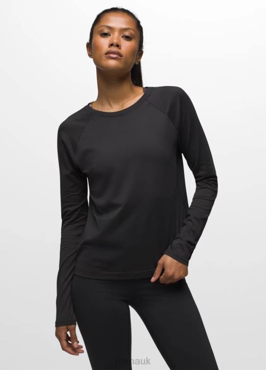 prAna Women Alpenglow Long Sleeve 604H179 Clothing Black