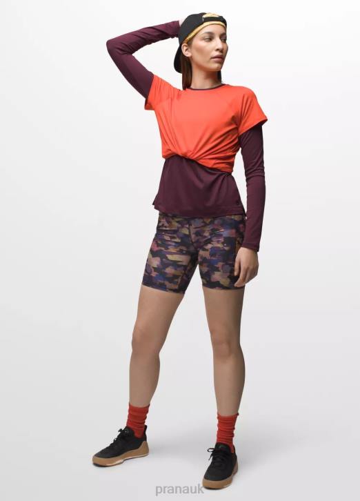 prAna Women Alpenglow Short Sleeve 604H107 Clothing Fireside