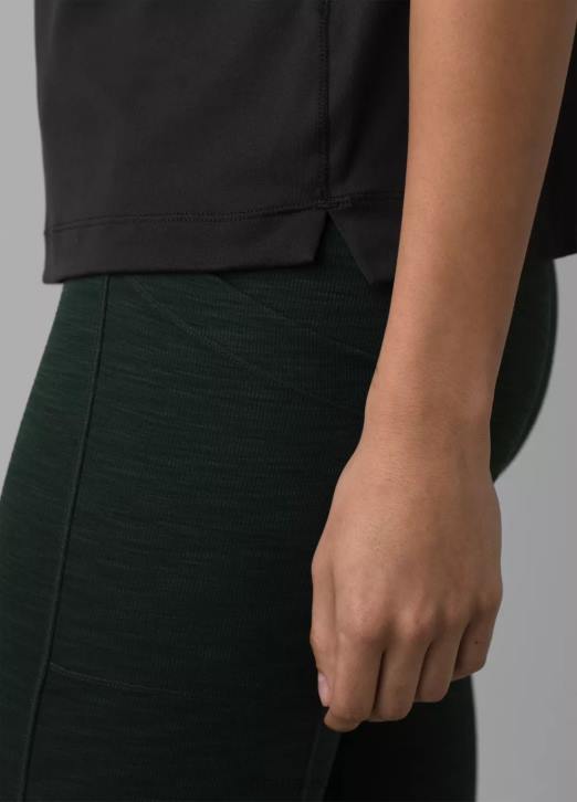 prAna Women Alpenglow Short Sleeve 604H110 Clothing Black