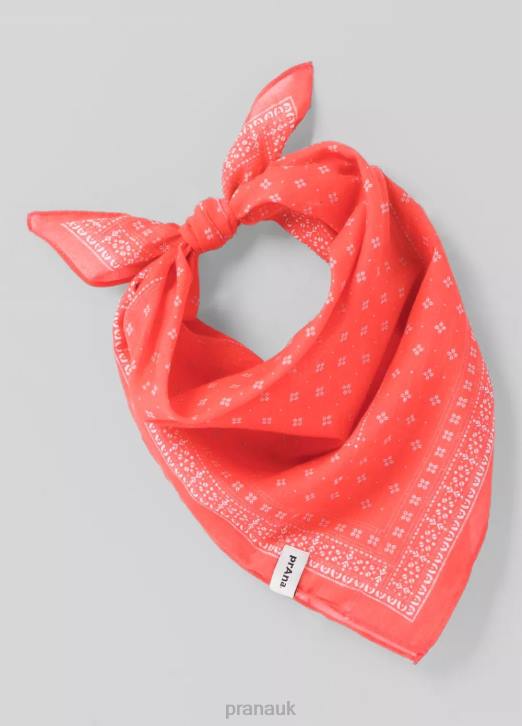 prAna Women Balme Bandana 604H742 Accessories Carmine Red