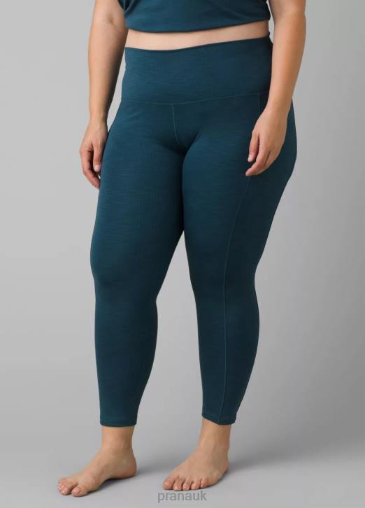 prAna Women Becksa 7/8 Legging Plus 604H529 Bottoms Bluefin Heather
