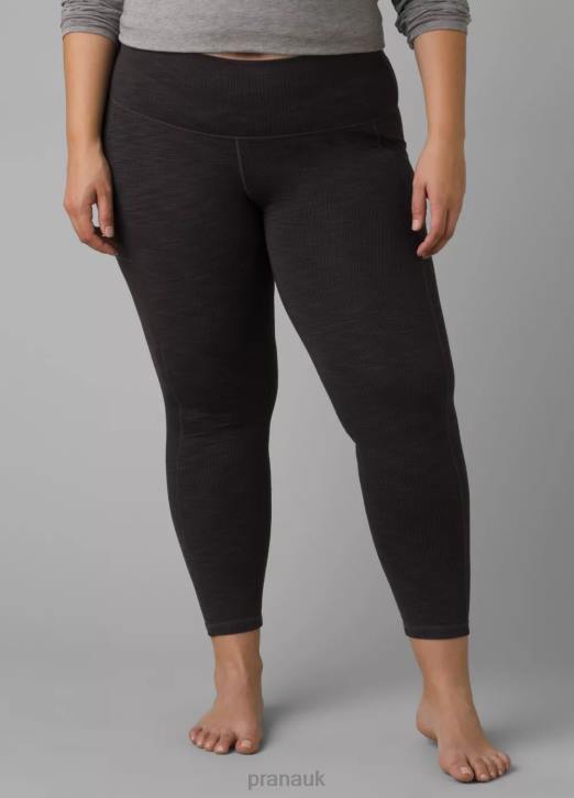 prAna Women Becksa 7/8 Legging Plus 604H530 Bottoms Black Heather