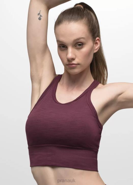 prAna Women Becksa Bralette 604H72 Clothing Mulberry Heather
