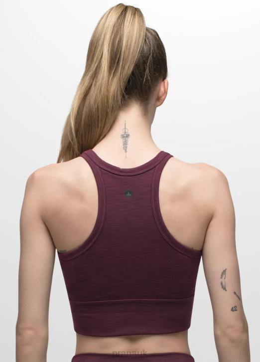prAna Women Becksa Bralette 604H72 Clothing Mulberry Heather