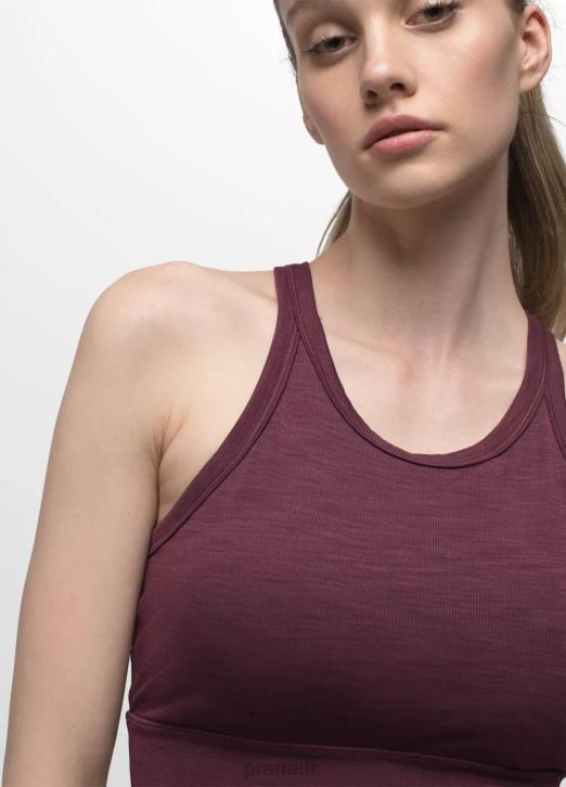 prAna Women Becksa Bralette 604H72 Clothing Mulberry Heather