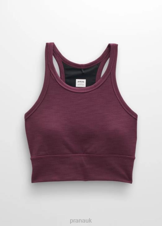 prAna Women Becksa Bralette 604H72 Clothing Mulberry Heather