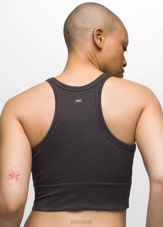 prAna Women Becksa Bralette 604H74 Clothing Black Heather