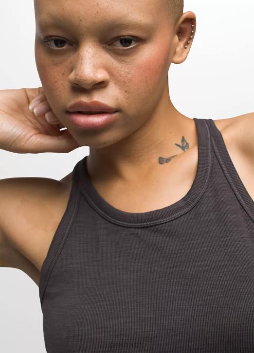 prAna Women Becksa Bralette 604H74 Clothing Black Heather