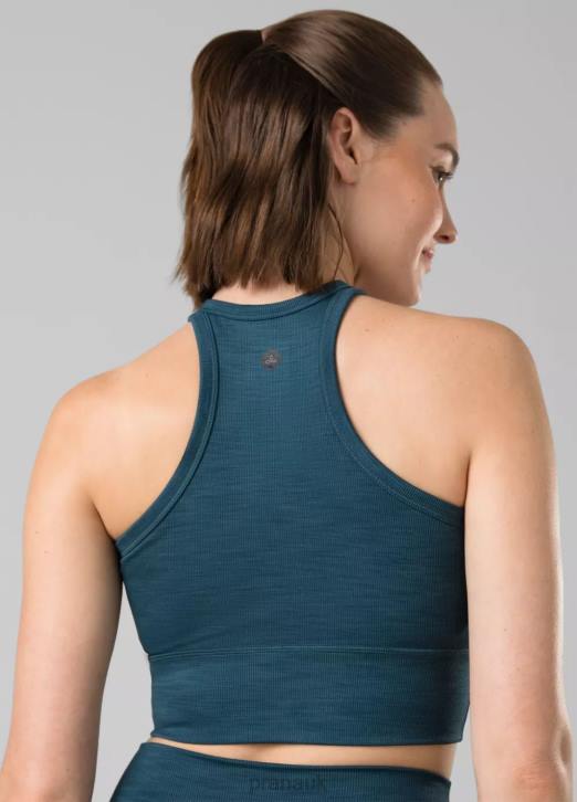prAna Women Becksa Bralette 604H76 Clothing Bluefin Heather