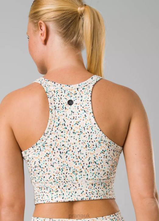 prAna Women Becksa Bralette 604H77 Clothing Dream Dust Alotta Dots