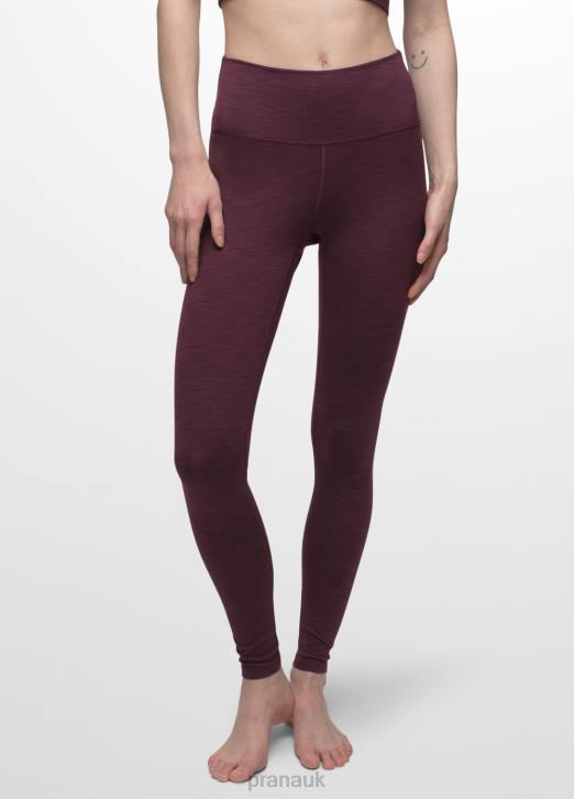 prAna Women Becksa Legging 604H316 Bottoms Mulberry Heather