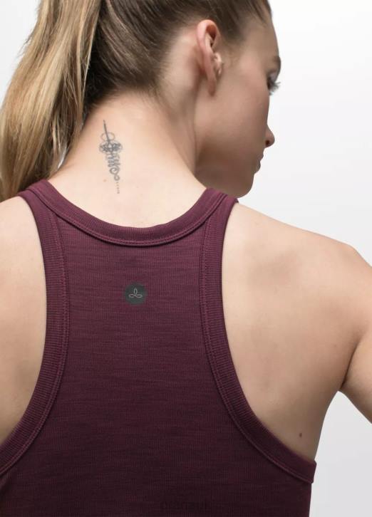 prAna Women Becksa Tank 604H182 Clothing Mulberry Heather