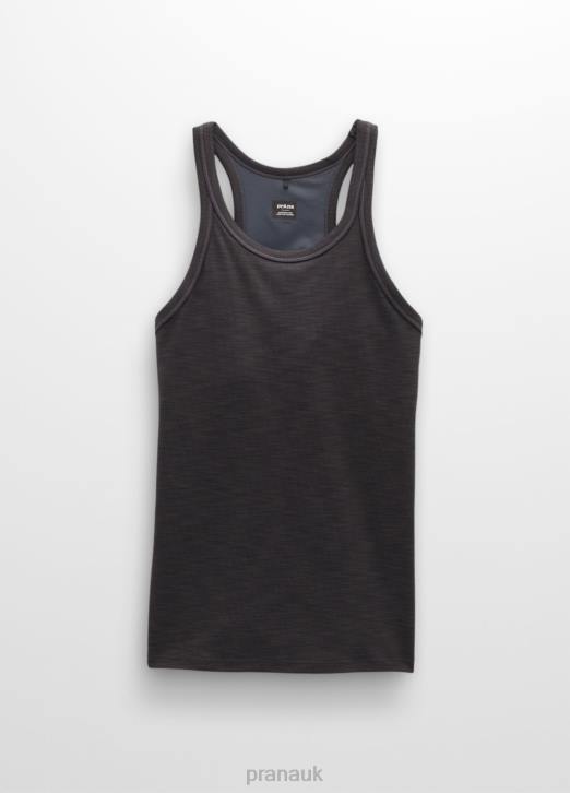 prAna Women Becksa Tank 604H184 Clothing Black Heather
