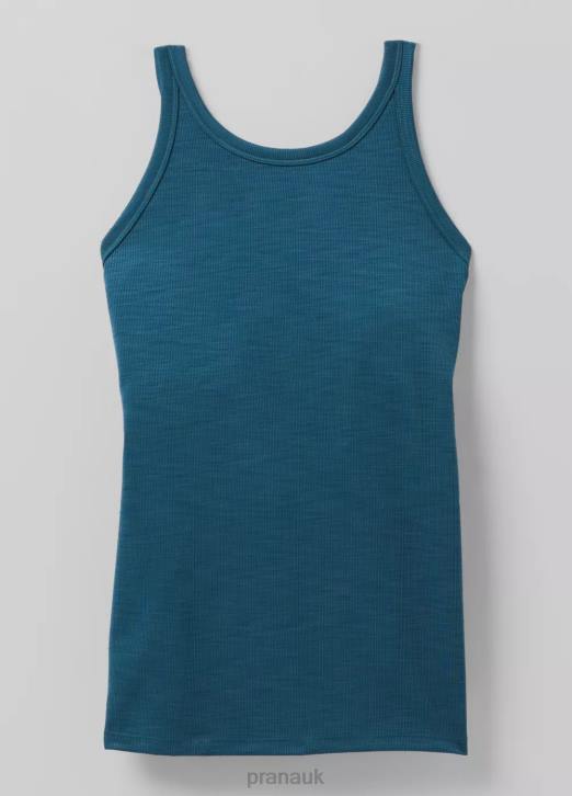 prAna Women Becksa Tank Plus 604H263 Clothing Bluefin Heather