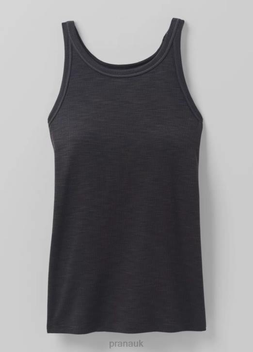 prAna Women Becksa Tank Plus 604H264 Clothing Black Heather