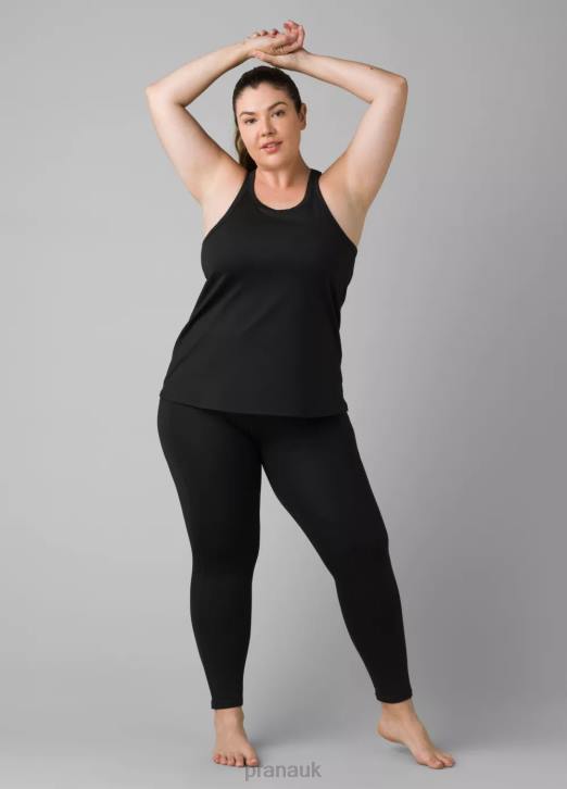 prAna Women Becksa Tank Plus 604H265 Clothing Solid Black