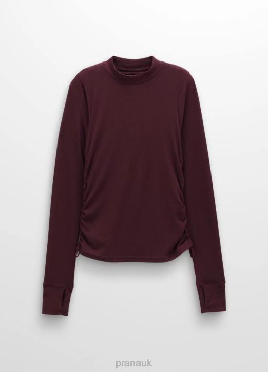 prAna Women Blazing Star Long Sleeve 604H40 Clothing Mulberry