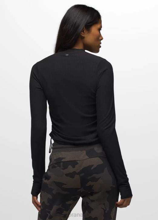 prAna Women Blazing Star Long Sleeve 604H41 Clothing Black