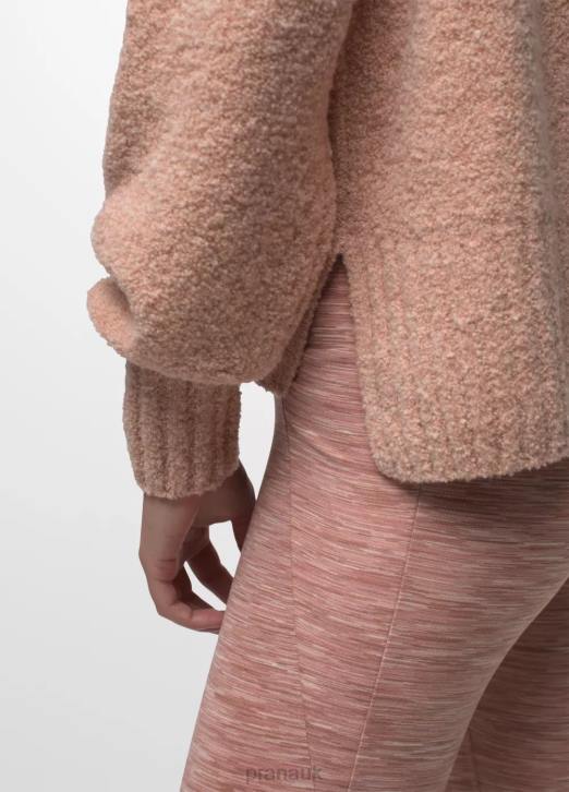 prAna Women Blazing Star Sweater 604H79 Clothing Pink Sand