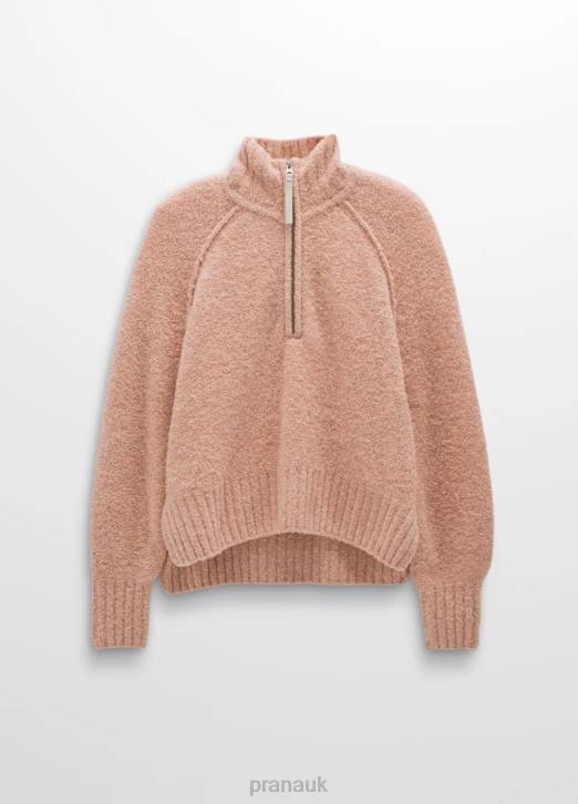 prAna Women Blazing Star Sweater 604H79 Clothing Pink Sand
