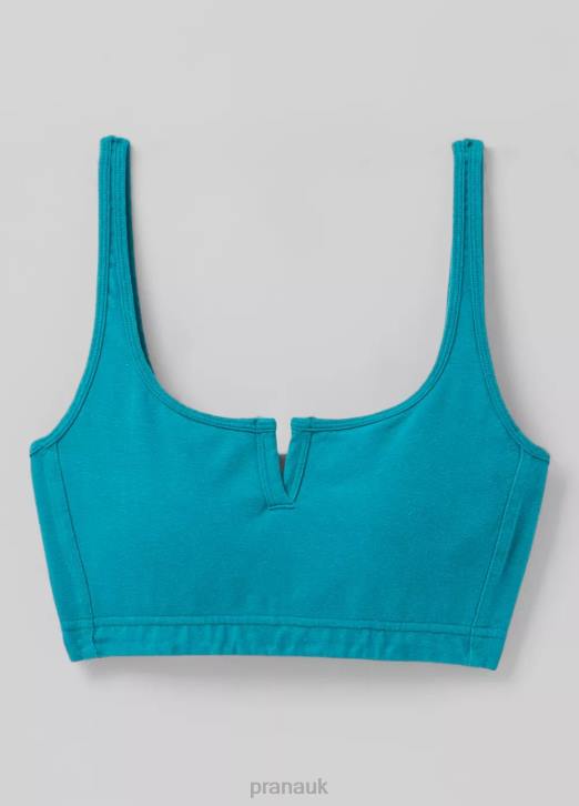 prAna Women Bohemia Hill Bralette 604H236 Clothing Teal