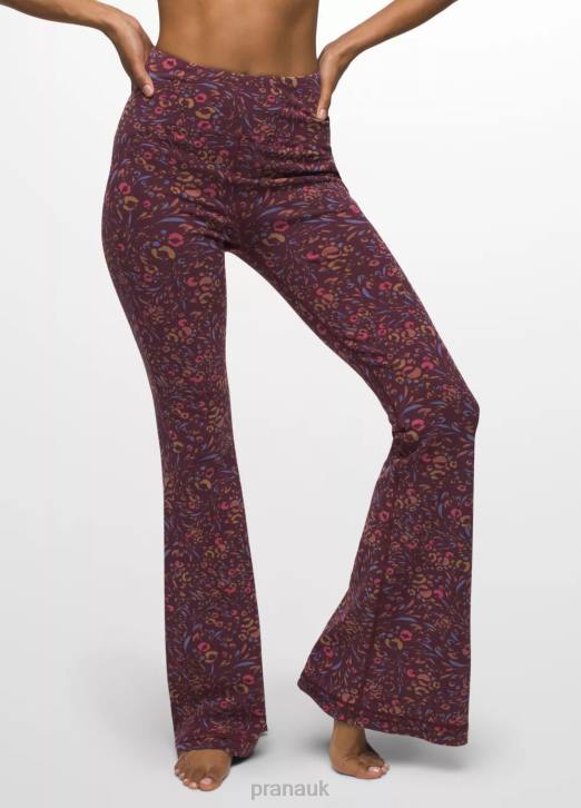 prAna Women Bohemia Hill Flare Pant 604H386 Bottoms Mulberry Seasons