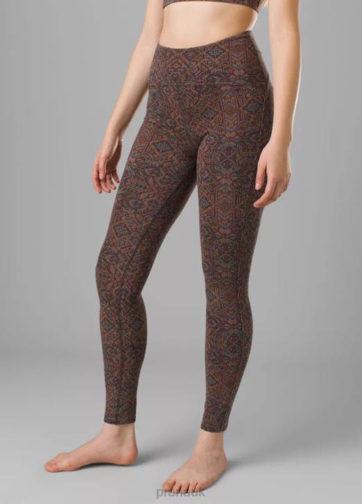 prAna Women Bohemia Hill Legging 604H390 Bottoms Dark Iron Mosaic