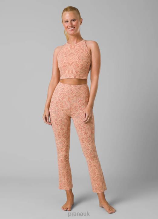 prAna Women Bohemia Hill Top 604H258 Clothing Pink Sand Mosaic