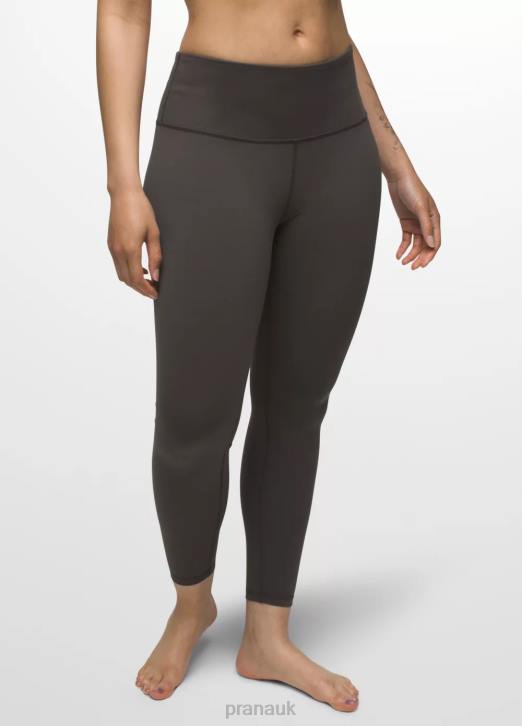 prAna Women Chakara 7/8 Legging 604H421 Bottoms Dark Iron