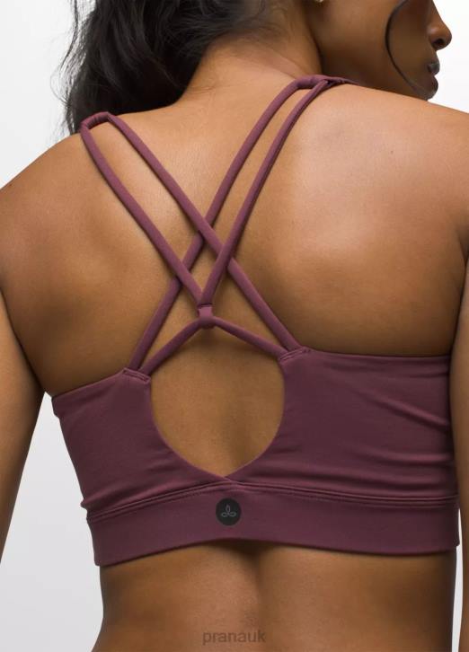 prAna Women Chakara Bra 604H219 Clothing Mulberry