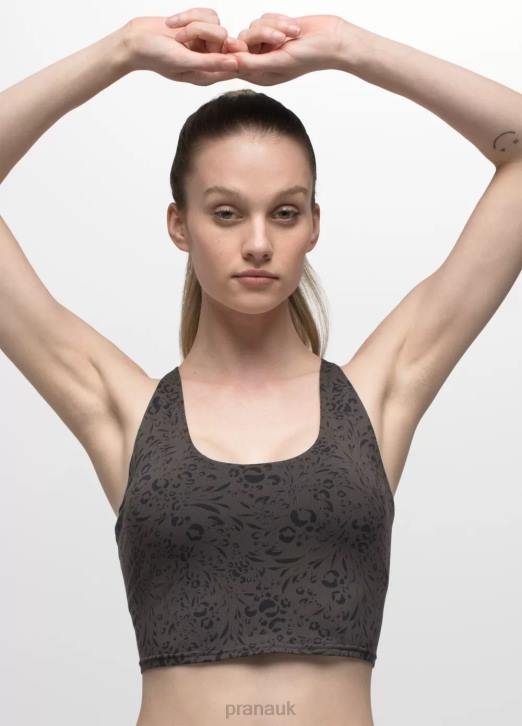prAna Women Chakara Crop Top 604H122 Clothing Dark Iron Seasons