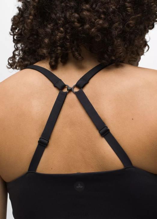 prAna Women Chakara Crop Top 604H123 Clothing Black