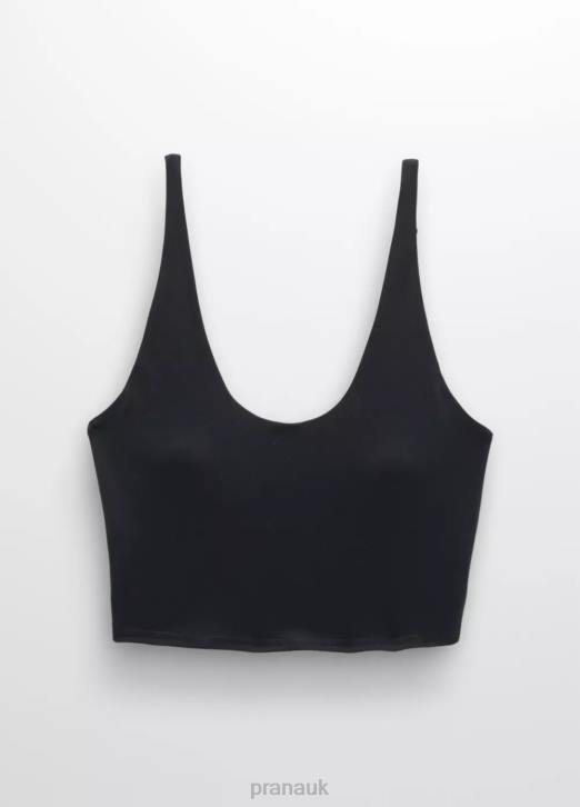 prAna Women Chakara Crop Top 604H123 Clothing Black