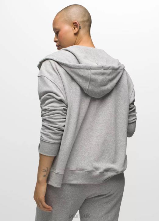 prAna Women Cozy Up Jacket 604H168 Clothing Heather Grey