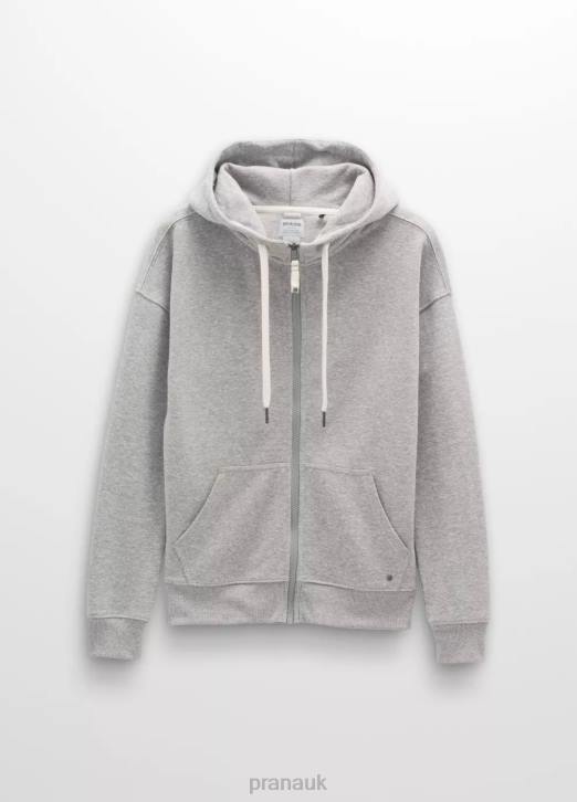 prAna Women Cozy Up Jacket 604H168 Clothing Heather Grey