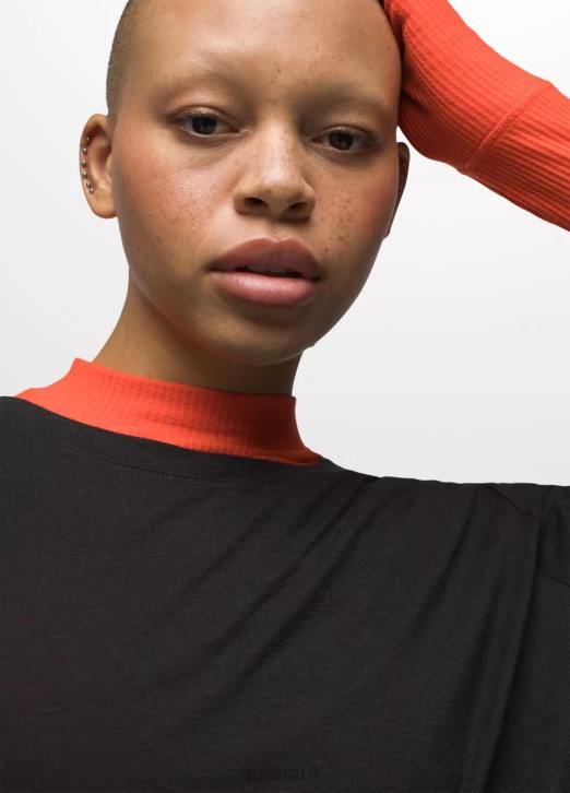 prAna Women Cozy Up Long Sleeve Tee 604H206 Clothing Black