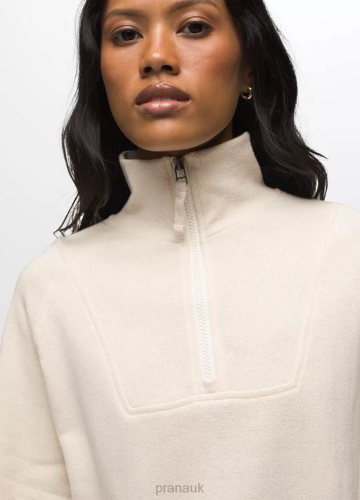 prAna Women Cozy Up Pullover 604H2 Clothing Canvas Heather